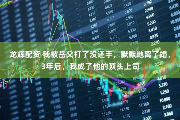 龙辉配资 我被岳父打了没还手，默默地离了婚，3年后，我成了他的顶头上司