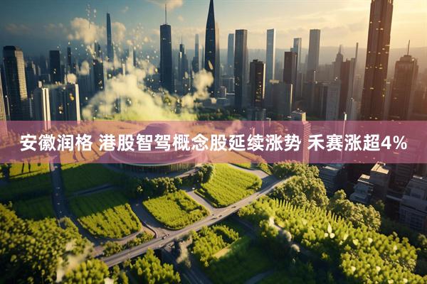 安徽润格 港股智驾概念股延续涨势 禾赛涨超4%