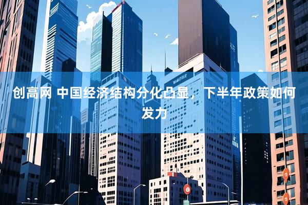 创高网 中国经济结构分化凸显，下半年政策如何发力